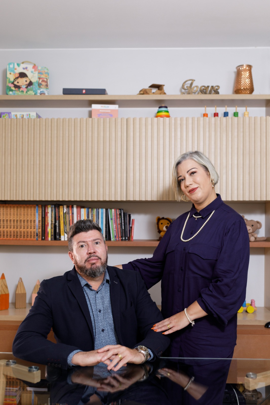 Fundadores Luana e Márcio Santos